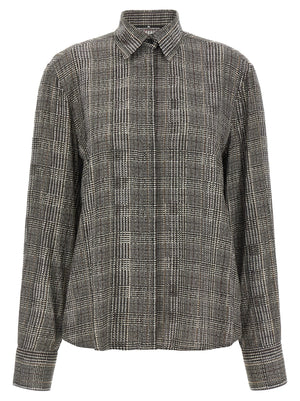 Ermanno Scervino Graue Viskose-Bluse