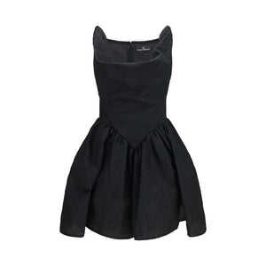 Vivienne Westwood Schwarzes Baumwoll-Freizeitkleid
