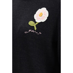 Ganni Pullover aus Wolle Oves Aries in Schwarz