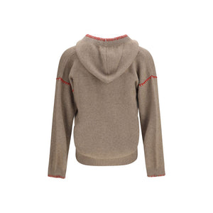 Baziszt Brauner Kaschmir-Pullover