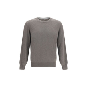Brunello Cucinelli Grauer Kaschmirpullover