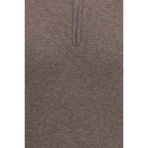 Brunello Cucinelli Brauner Kaschmirpullover