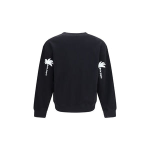 Palm Angels Schwarzer Baumwoll-Sweatshirt