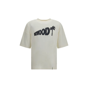 Palm Angels Weißes Baumwoll-T-Shirt