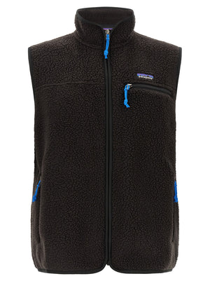 PATAGONIA Schwarze ärmellose Jacke aus Polyester