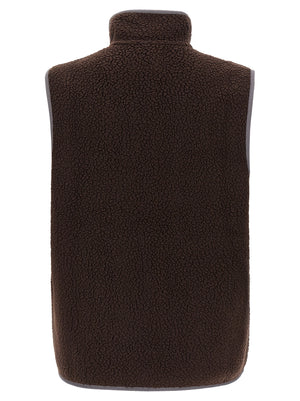 PATAGONIA Braune ärmellose Jacke aus Polyester
