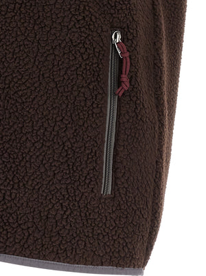 PATAGONIA Braune ärmellose Jacke aus Polyester
