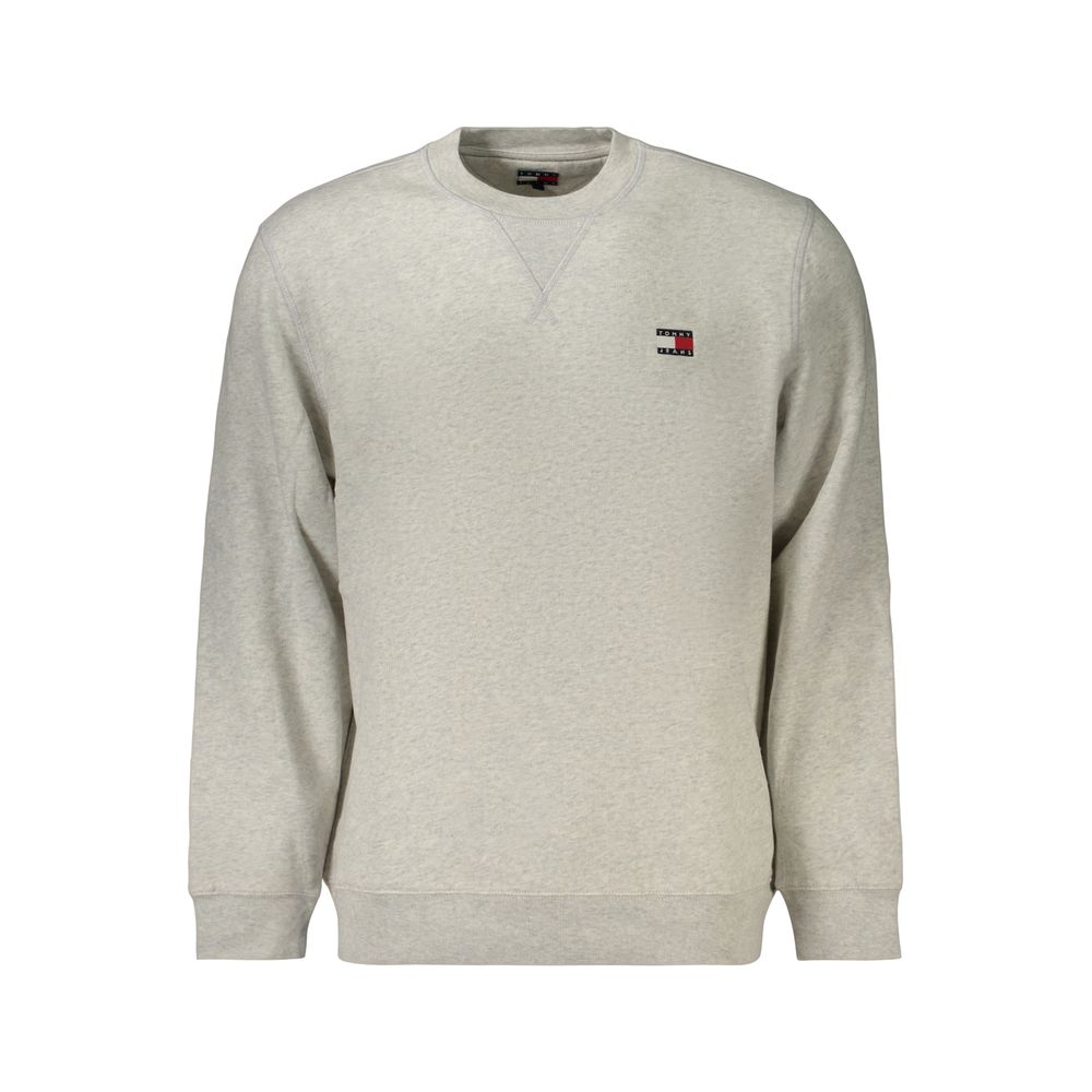 Tommy Hilfiger Graues Herren-Sweatshirt aus Baumwolle