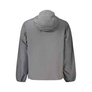 Tommy Hilfiger Graue Herrenjacke aus Polyamid
