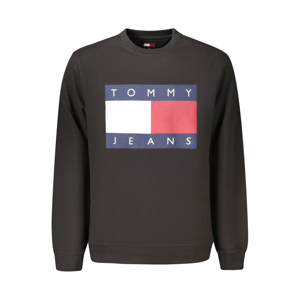 Tommy Hilfiger Schwarzer Baumwoll-Sweatshirt