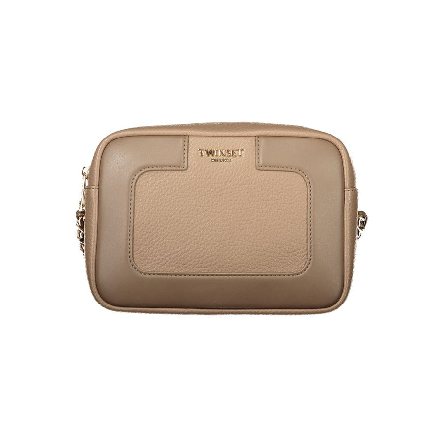 Twinset Braune Handtasche aus Polyethylen