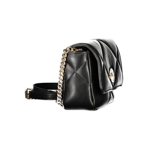 Twinset Schwarze Handtasche aus Polyethylen