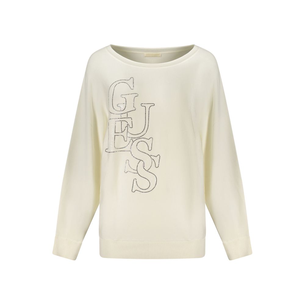 Guess Jeans Weißer Sweatshirt aus Viskose