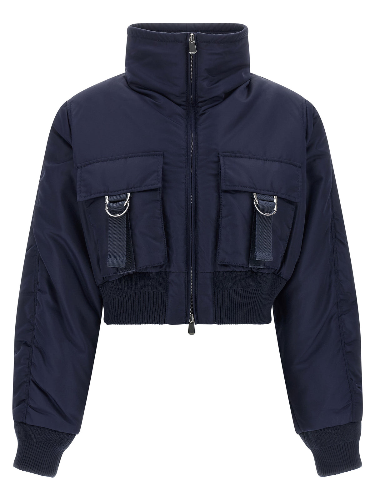 PINKO Blauer Bomber aus Polyamid