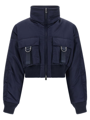 PINKO Blauer Bomber aus Polyamid