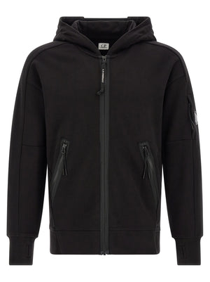 C.P. Company Schwarzer Baumwoll-Sweatshirt