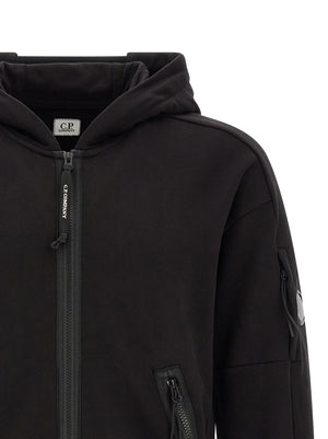 C.P. Company Schwarzer Baumwoll-Sweatshirt