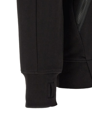 C.P. Company Schwarzer Baumwoll-Sweatshirt