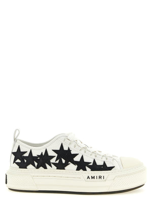 Amiri Weiße Low-Top-Sneaker aus Baumwolle
