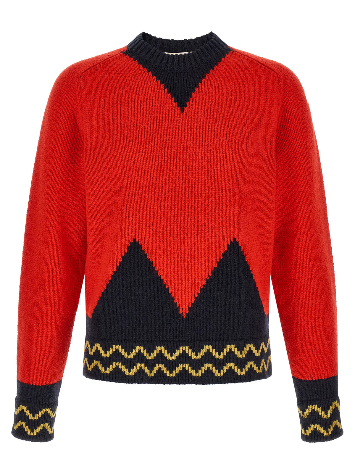 Marni Roter Wollcardigan