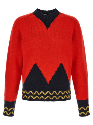 Marni Roter Wollcardigan