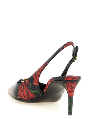 Dolce & Gabbana Midi-Pumps aus mehrfarbigem Kalbsleder