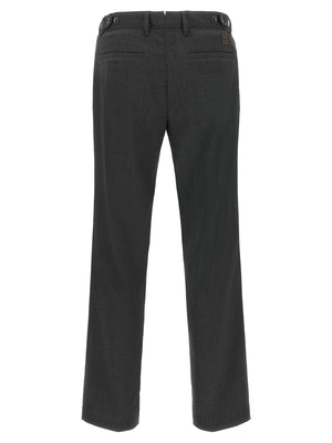 Incotex Graue Polyester-Anzughose