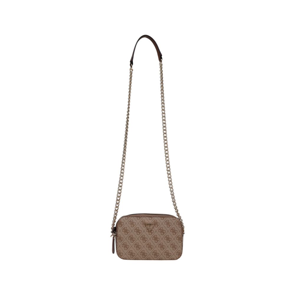 Guess Braune Handtasche aus Polyethylen