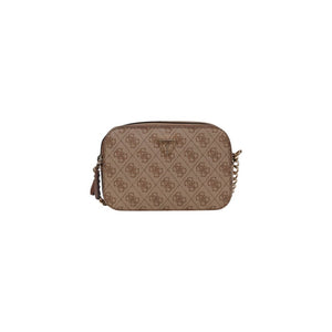 Guess Braune Handtasche aus Polyethylen