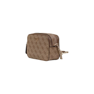 Guess Braune Handtasche aus Polyethylen