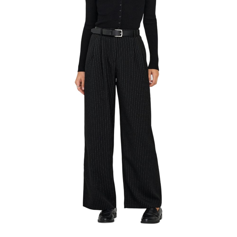 Only Schwarze Freizeithose aus recyceltem Polyester