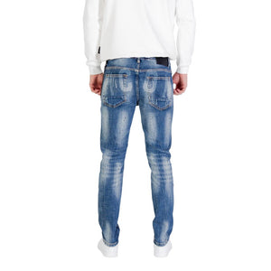 Icon Blaue Baumwoll-Skinny-Jeans