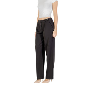 Only Schwarze Anzughose aus recyceltem Polyester