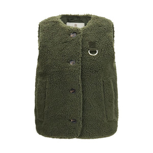 Barbour Ärmellose Zweifarbige Jacke aus recyceltem Polyester
