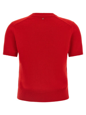 Ferragamo Roter Kaschmirpullover