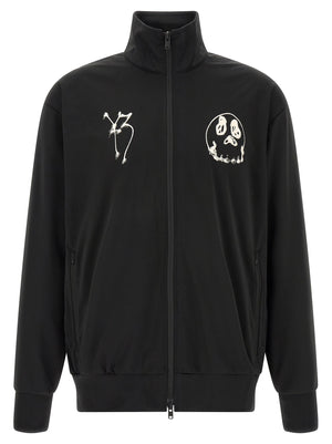 Y-3 Schwarzer Polyethylen-Pullover