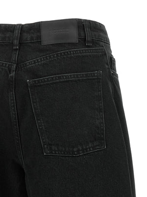 ROTATE BIRGER CHRISTENSEN Schwarze Bio-Baumwoll-Jeans Denim