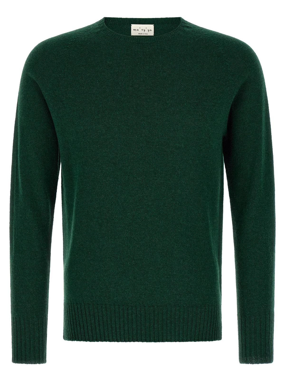 MA'RY'YA Zweifarbige Kaschmir-Strickjacke