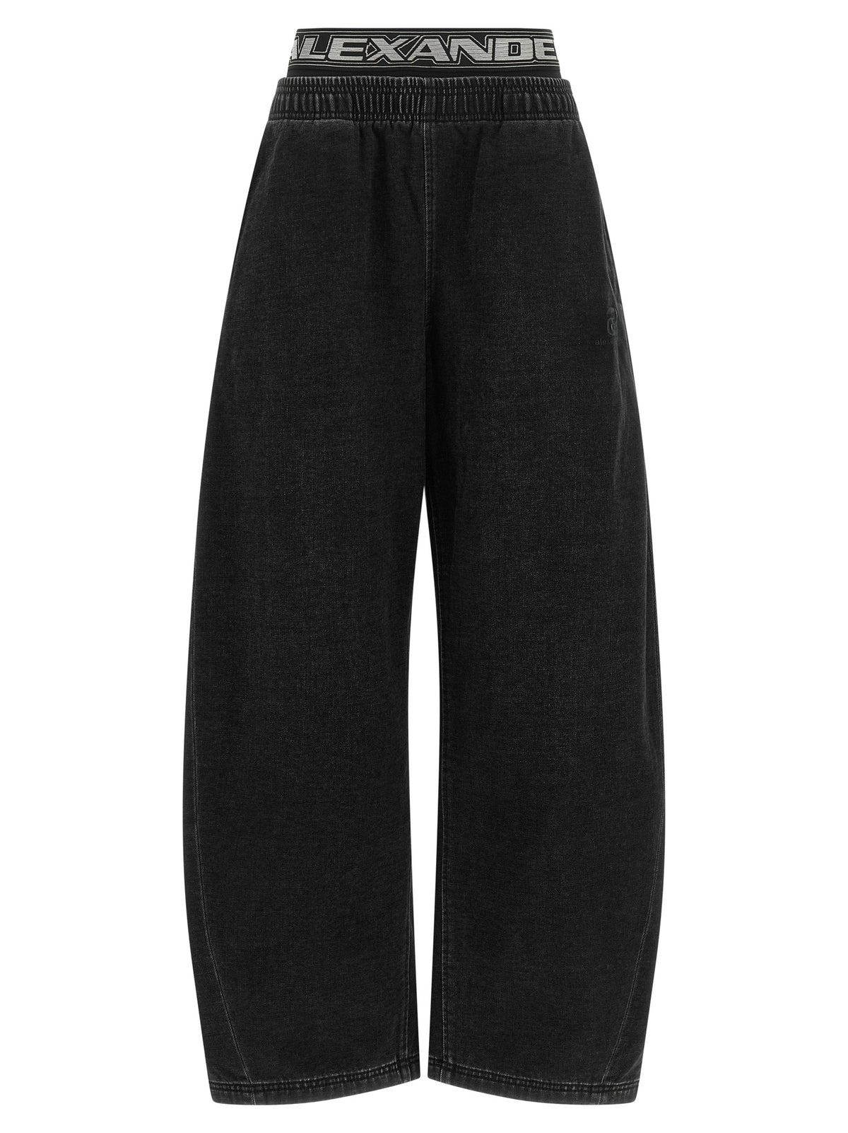 Alexander Wang Schwarze Baumwolljeans im Relaxed Fit