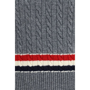 Thom Browne Grauer Wollpullover Oves Aries Ärmellos