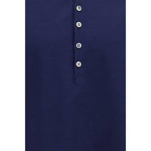Thom Browne Blaues Baumwoll-Polohemd
