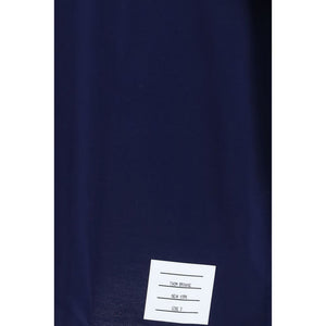 Thom Browne Blaues Baumwoll-T-Shirt