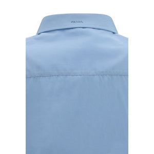 Prada Blaues Baumwollhemd