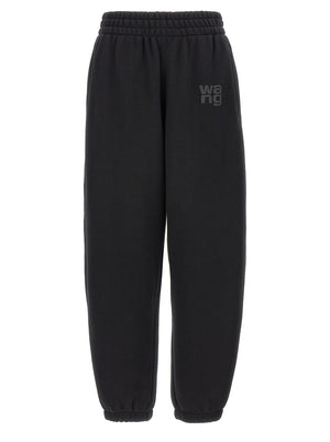 T BY ALEXANDER WANG Schwarze Baumwoll-Jogginghose (Trainingshose)