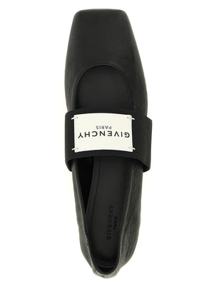 Givenchy Schwarze Ballerinas aus Lammleder