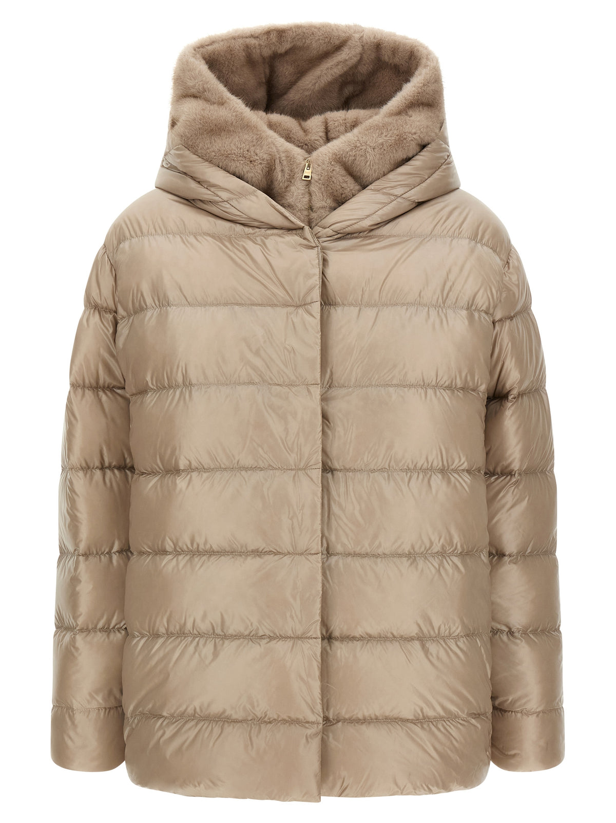 Herno Beige Polyamid Steppjacke