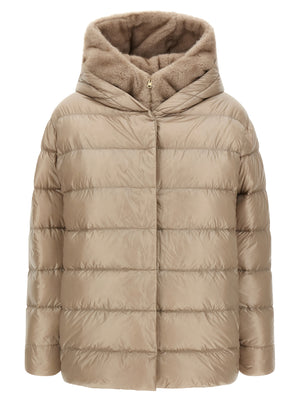 Herno Beige Polyamid Steppjacke