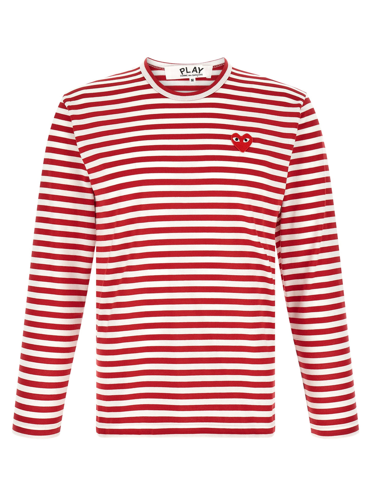 Comme Des Garçons Play Weißes Baumwoll-T-Shirt
