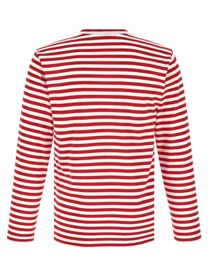 Comme Des Garçons Play Weißes Baumwoll-T-Shirt
