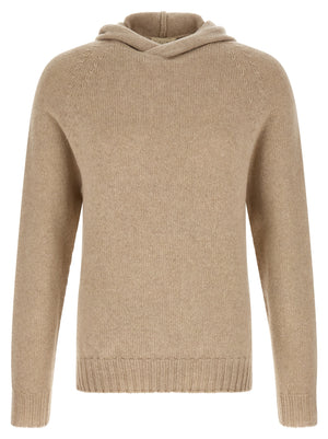 MA'RY'YA Beige Cashmere Cardigan